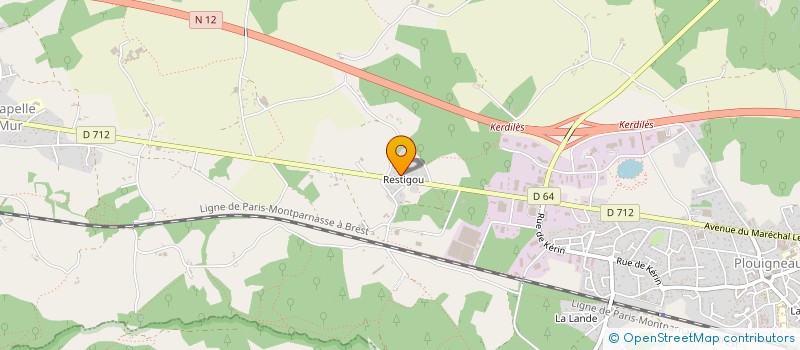 localisation de l'entreprise LOUIS CITE à PLOUIGNEAU