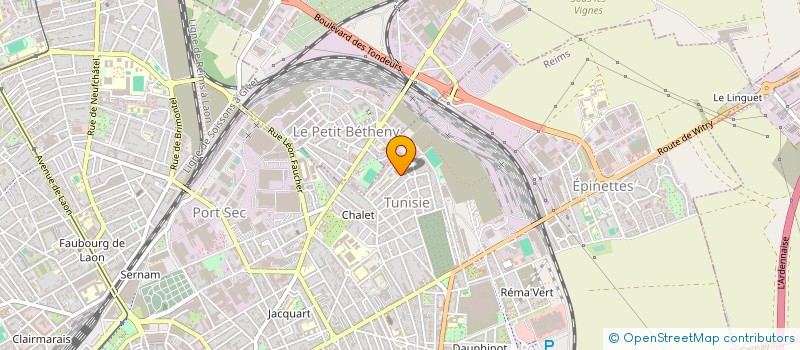 localisation de l'entreprise LOUIS CONSTRUCTIONS  REIMS