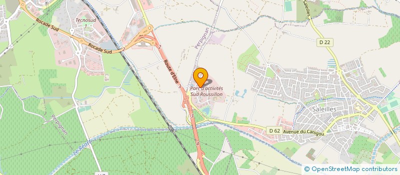 localisation de l'entreprise LOUIS DE L'ANGE à SALEILLES