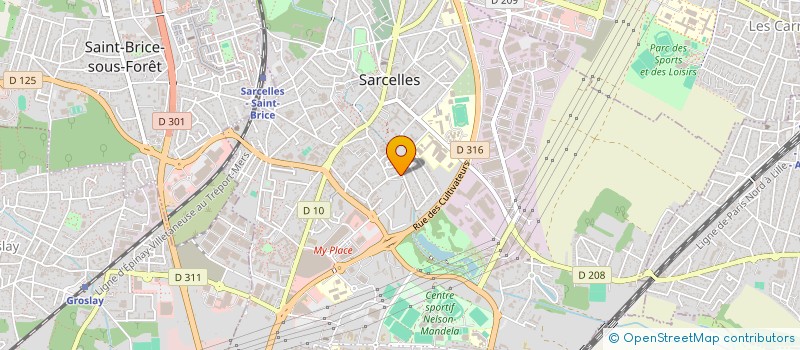 localisation de l'entreprise LOUIS DE NEUBOURG à SARCELLES