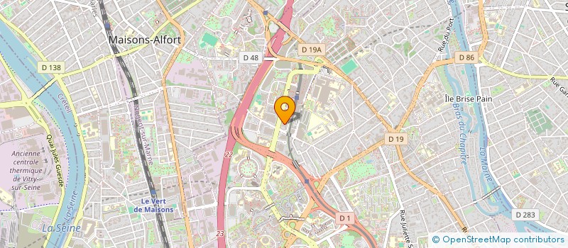 localisation de l'entreprise LOUIS DECOR  CRETEIL