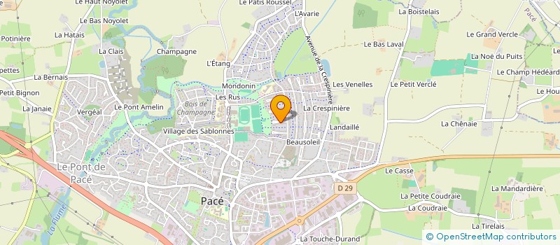 localisation de l'entreprise LOUIS DEWAILLY à PACE