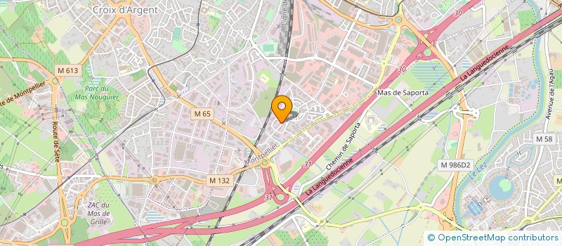 localisation de l'entreprise LOUIS DOMERGUE & FILS  MONTPELLIER