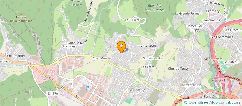 localisation de l'entreprise LOUIS DUNOYER ET FILS à POISY