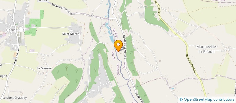 localisation de l'entreprise LOUIS ET CLEMENCE  MANNEVILLE-LA-RAOULT