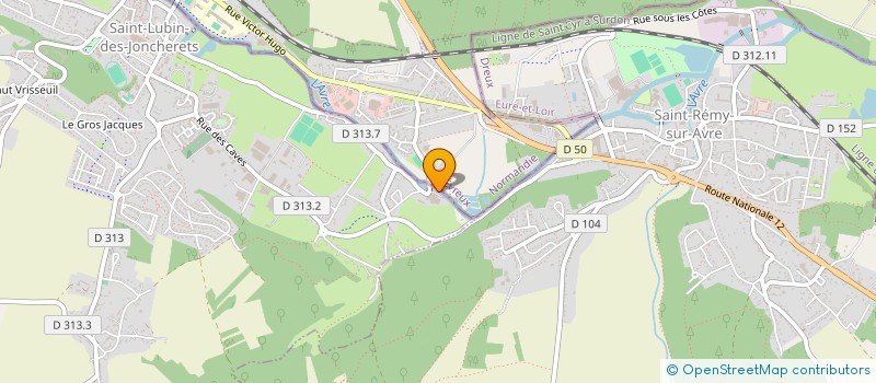 localisation de l'entreprise LOUIS ET FILS S A à SAINT-LUBIN-DES-JONCHERETS