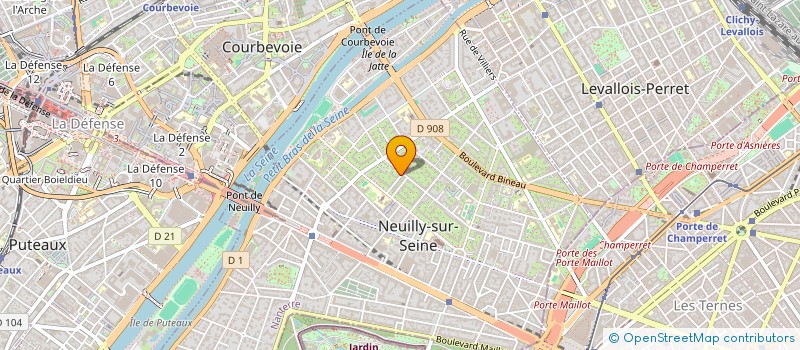 localisation de l'entreprise LOUIS FABRE COACHING à NEUILLY-SUR-SEINE