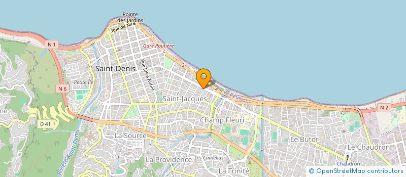 localisation de l'entreprise LOUIS FERNAND EQUIPEMENT DIETETIQUE  SAINT-DENIS