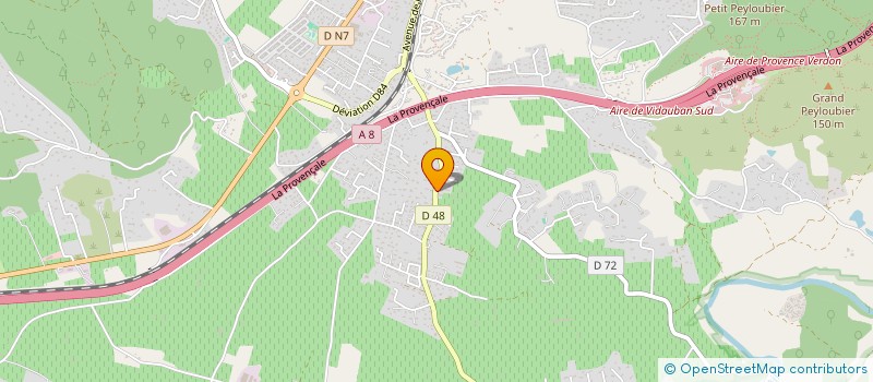 localisation de l'entreprise LOUIS G  VIDAUBAN