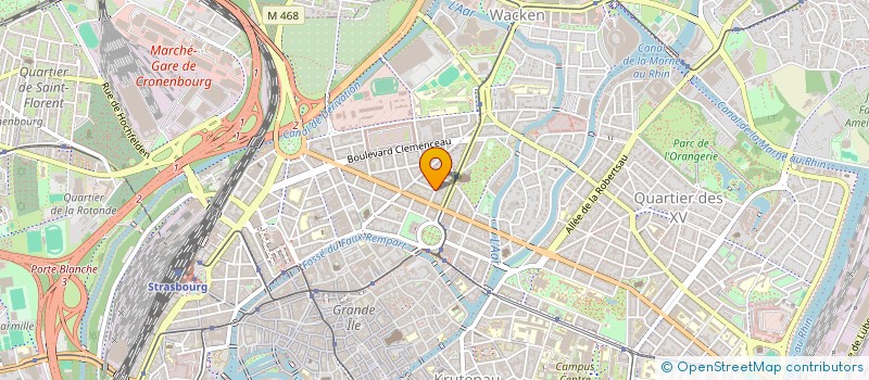 localisation de l'entreprise LOUIS HORN  STRASBOURG