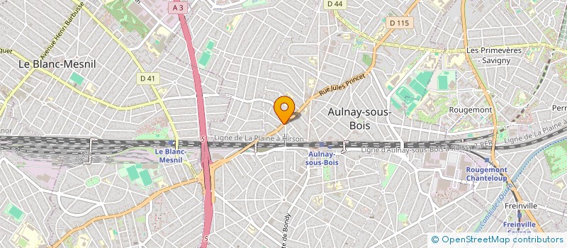 localisation de l'entreprise LOUIS IMMO à AULNAY-SOUS-BOIS
