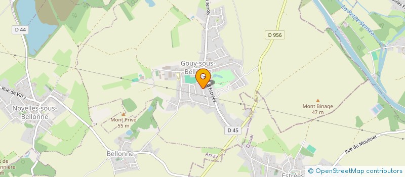 localisation de l'entreprise LOUIS-IMMO  GOUY-SOUS-BELLONNE