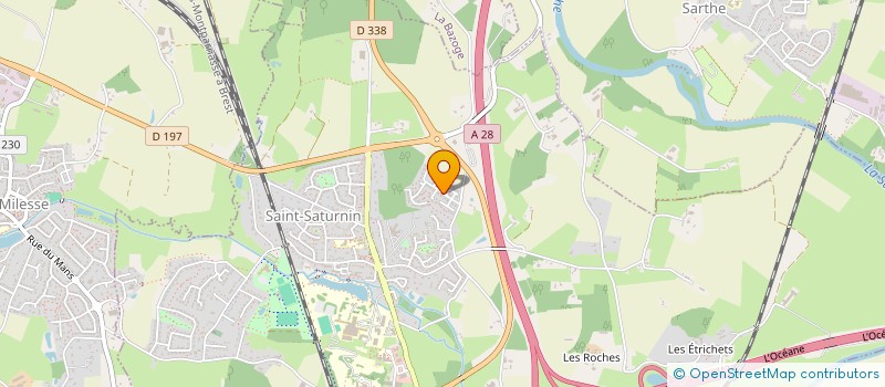 localisation de l'entreprise LOUIS INVEST à SAINT-SATURNIN