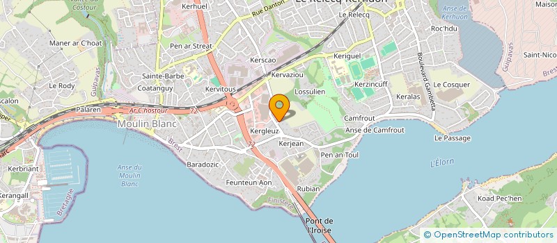 localisation de l'entreprise LOUIS & JADE  LE RELECQ-KERHUON