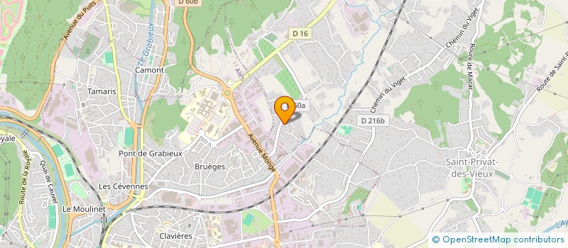 localisation de l'entreprise LOUIS JEANNE  SAINT-PRIVAT-DES-VIEUX