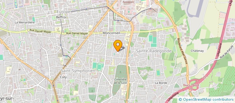 localisation de l'entreprise LOUIS LA FIERTE  TOURS