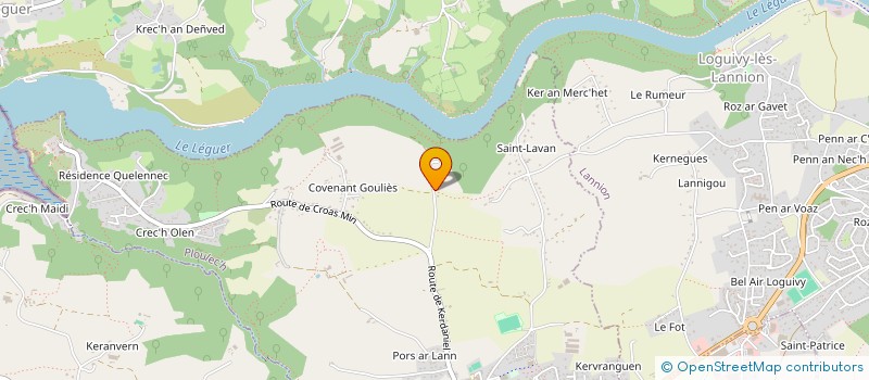localisation de l'entreprise LOUIS LAURENT  PLOULEC'H