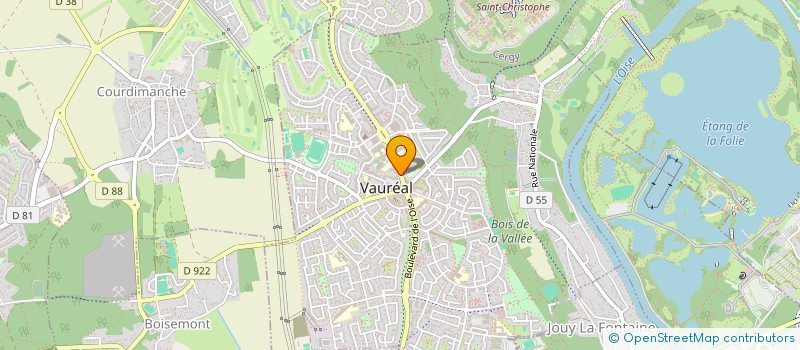localisation de l'entreprise LOUIS LECONTE SARL  VAUREAL
