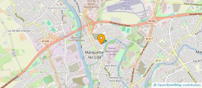 localisation de l'entreprise LOUIS LES BONS TRAVAUX  MARQUETTE-LEZ-LILLE