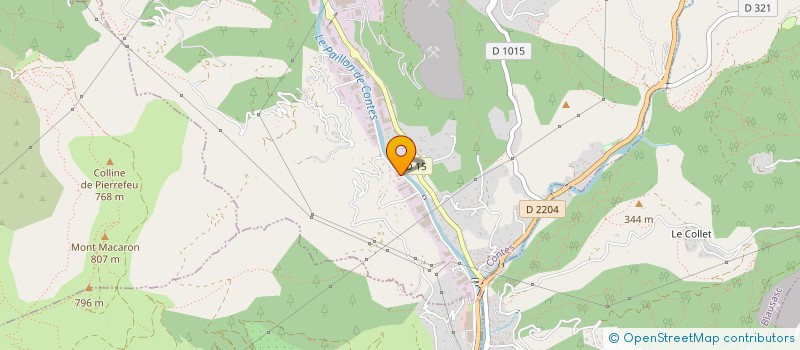 localisation de l'entreprise LOUIS-LILY  CONTES