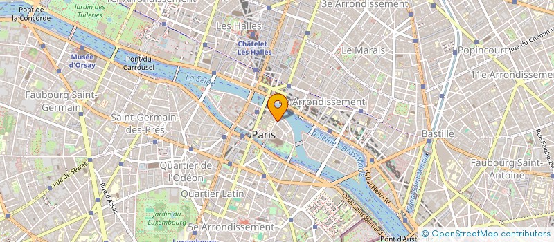 localisation de l'entreprise LOUIS M à PARIS