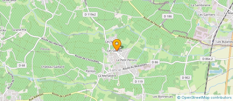 localisation de l'entreprise LOUIS MAELYS  LANCIE