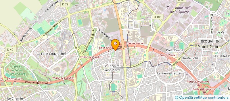 localisation de l'entreprise LOUIS MARCEL à CAEN