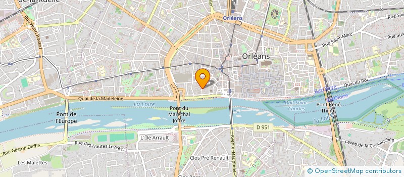 localisation de l'entreprise LOUIS-MARIE - VISAGE  ORLEANS