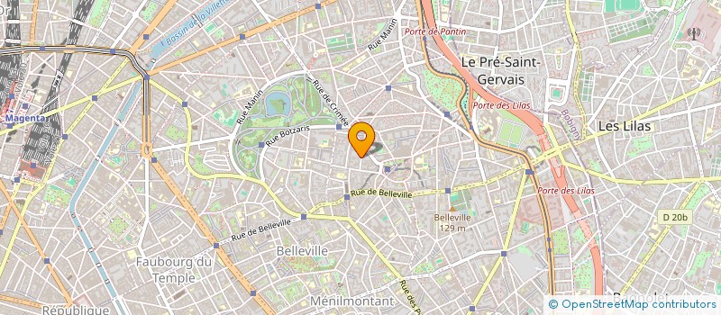 localisation de l'entreprise LOUIS MARTON COMMUNICATION  PARIS