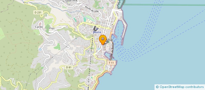localisation de l'entreprise LOUIS MAUREL à BASTIA