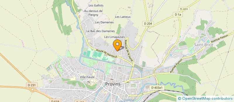 localisation de l'entreprise LOUIS MEUNIER CONCEPTIONS à PROVINS