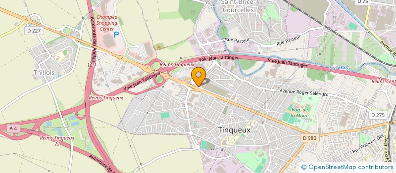 localisation de l'entreprise LOUIS MEYERS à TINQUEUX