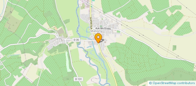 localisation de l'entreprise LOUIS MOREAU à BEINE