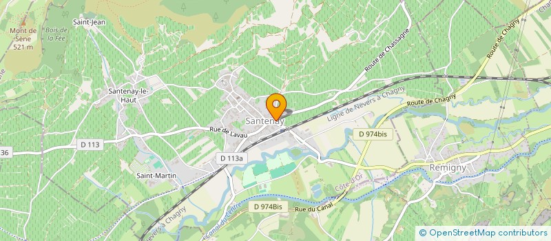 localisation de l'entreprise LOUIS NIE à SANTENAY