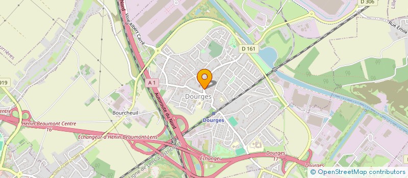 localisation de l'entreprise LOUIS PASTEUR  DOURGES