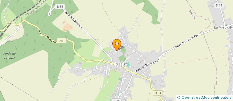 localisation de l'entreprise LOUIS POIRREE ACCOMPAGNEMENT PAYSAGE  PREAUX