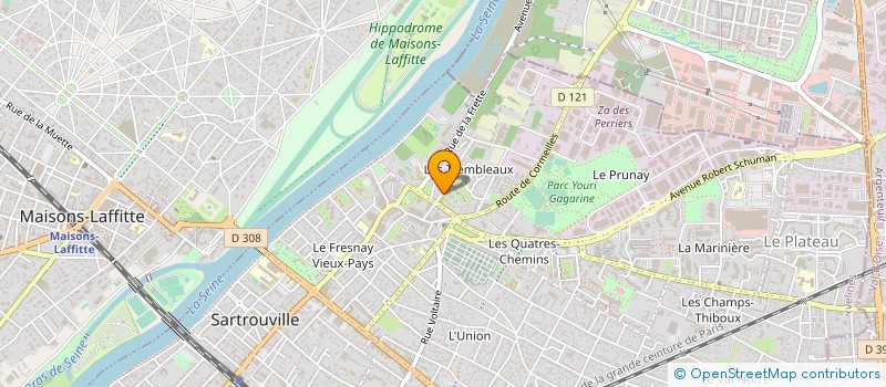 localisation de l'entreprise LOUIS RENOVATION à SARTROUVILLE