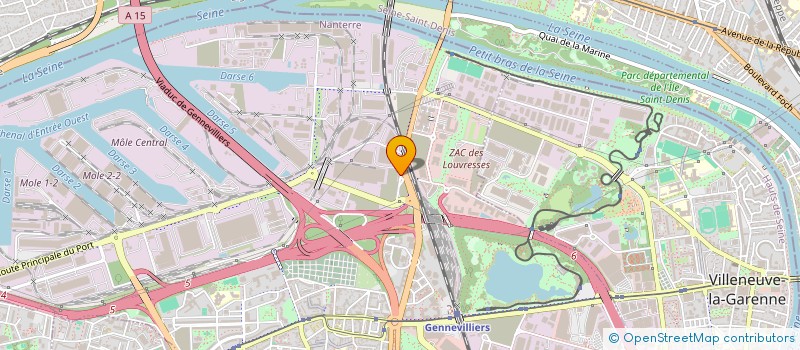 localisation de l'entreprise LOUIS ROCHE à GENNEVILLIERS