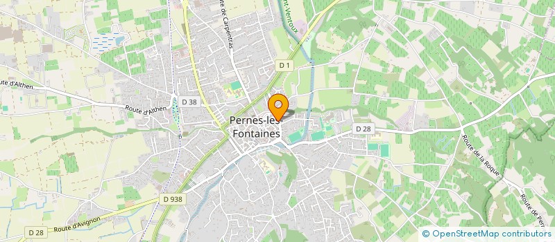 localisation de l'entreprise LOUIS ROSETTE  PERNES-LES-FONTAINES