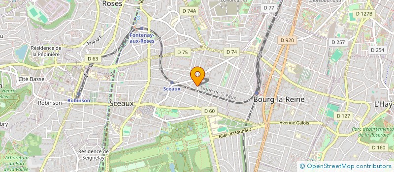localisation de l'entreprise LOUIS RP à SCEAUX