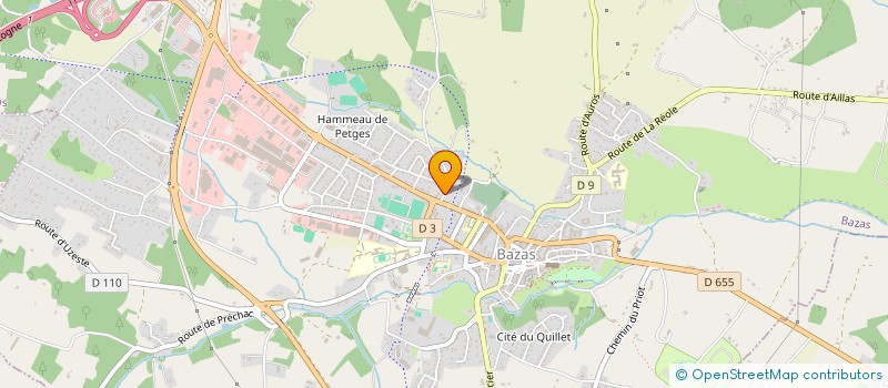 localisation de l'entreprise LOUIS SARRAUTE ET SES FILS  LE NIZAN