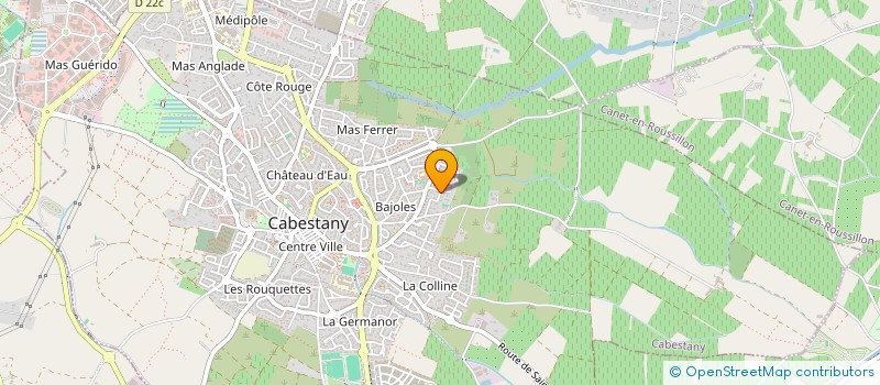 localisation de l'entreprise LOUIS SAUVEUR IMMOBILIER  CABESTANY