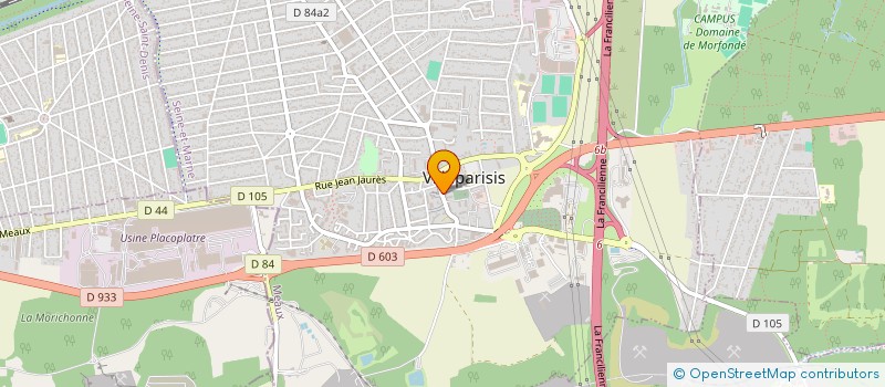 localisation de l'entreprise LOUIS SUPPORT CONSULTING & MANAGEMENT à VILLEPARISIS