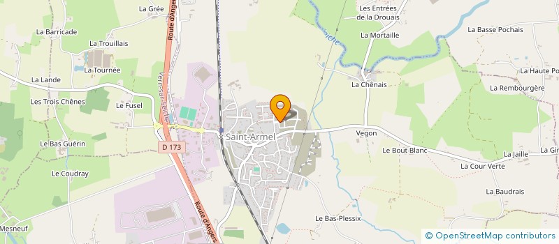 localisation de l'entreprise LOUIS TROHEL à ORGERES