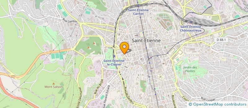 localisation de l'entreprise LOUIS VALLET & MICHEL TASSIN à SAINT-ETIENNE