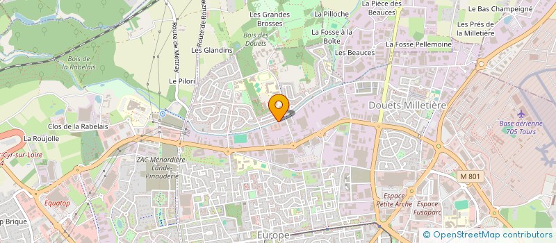 localisation de l'entreprise LOUIS VI LE GROS à TOURS