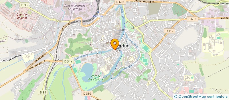 localisation de l'entreprise LOUIS VICTOR SCI à VERDUN