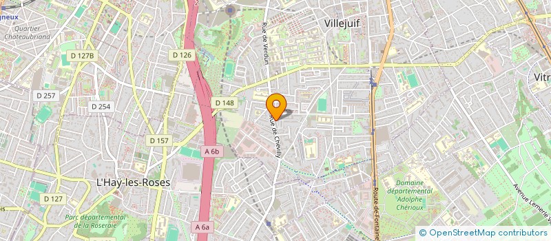 localisation de l'entreprise LOUIS VTC à VILLEJUIF