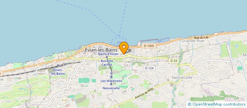 localisation de l'entreprise LOUIS XIV  EVIAN-LES-BAINS