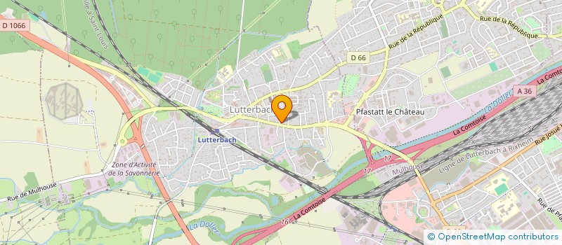 localisation de l'entreprise LOUISA AMELIYA  LUTTERBACH